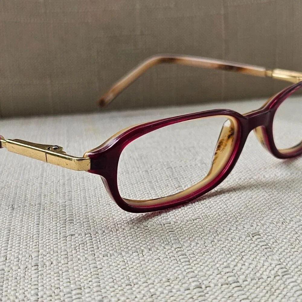 Ralph Lauren Prep Youth Eyeglasses Frame Red/Gold Tone 8506 45[]15 125